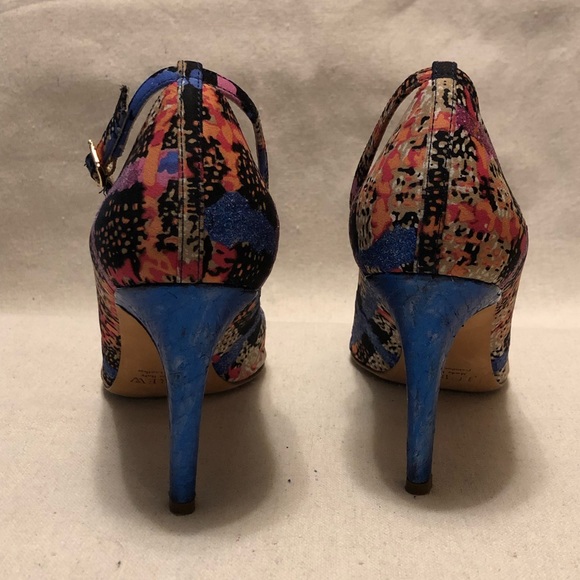 JCrew Everly Cap Toe Printed T-strap Pump-Pre❤️’d - Picture 7 of 8